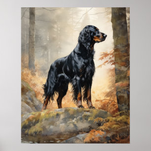 Poster d'impression Gordon Setter Dog