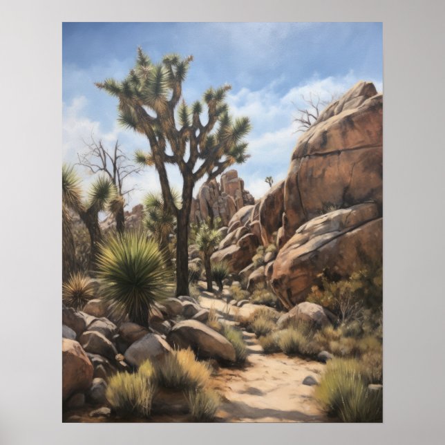 Poster d'impression Joshua Tree Art (Devant)