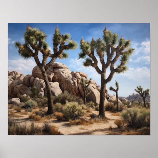 Poster d'impression Joshua Tree Art (Devant)