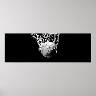 Poster d'impression Panoramique de basket-ball