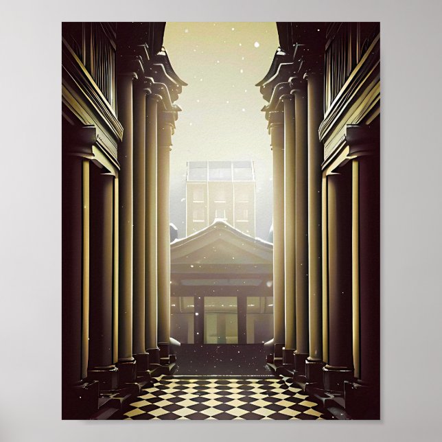 Poster d'impression Pilier (Devant)