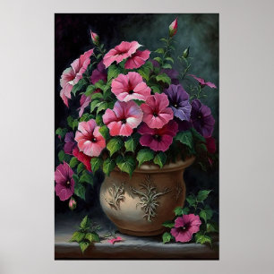 Poster d'impression Pink Petunias