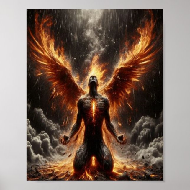 Poster d'incendie interne Pheonix Rising (Devant)