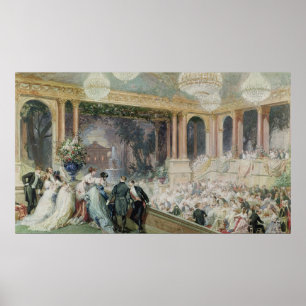 Poster Dîner aux Tuileries, 1867