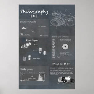Poster d'infographie de la photographie