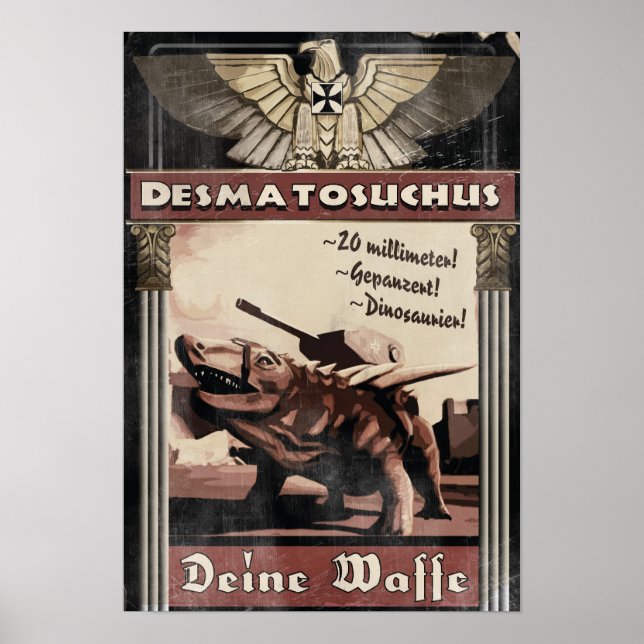 Poster Dino D-Day : Desmatosuchus (Devant)