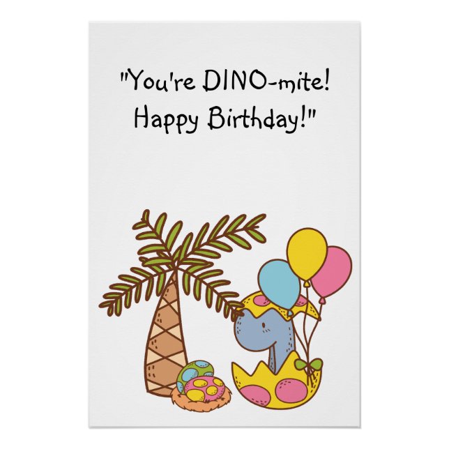 Poster DINO-Mite Anniversaire (Devant)