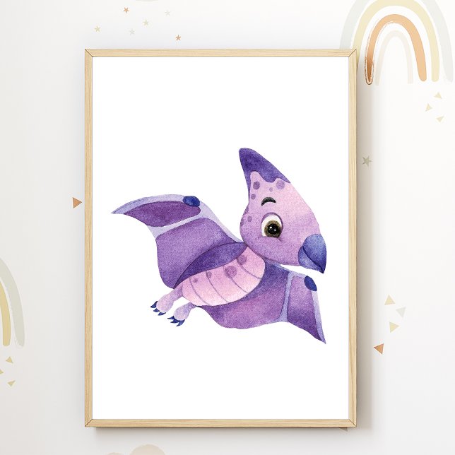 Poster Dino Nursery Dinosaur Enfants Décor de la s (Créateur téléchargé)