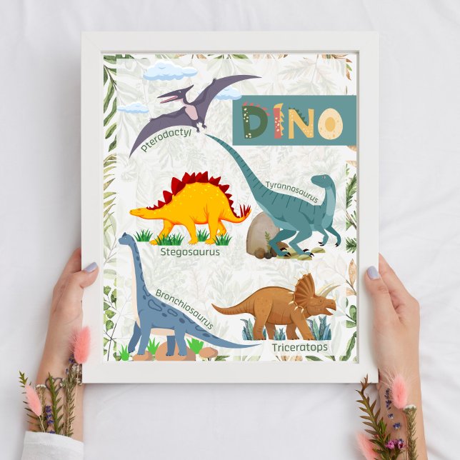 Poster Dinosaur Cute (Créateur téléchargé)