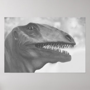 Poster Dinosaur effrayant