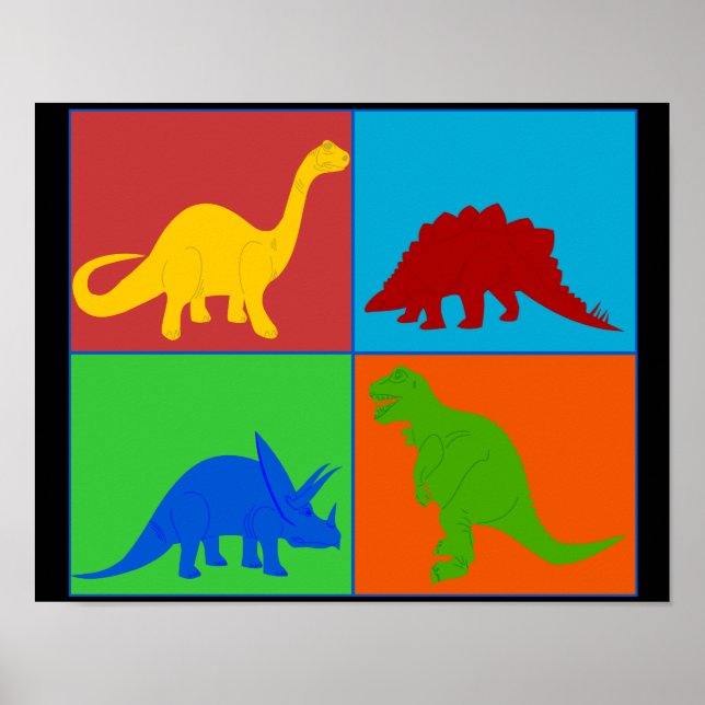 Poster Dinosaur Toys (Devant)
