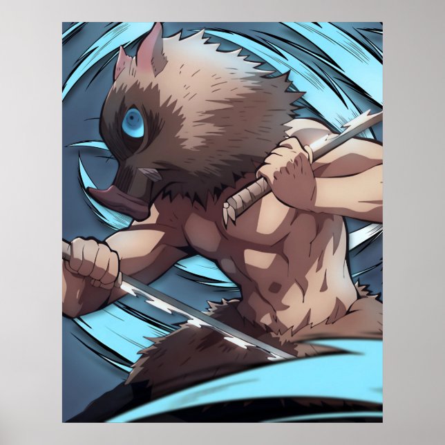 Poster d'Inosuke Hashibira (Devant)