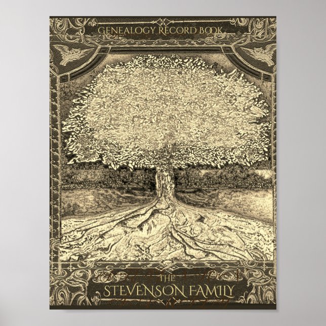 Poster d'insertion du Classeur de généalogie (Devant)