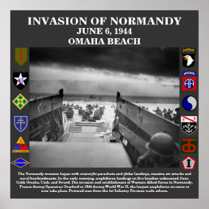 Poster D'Invasion De La Normandie