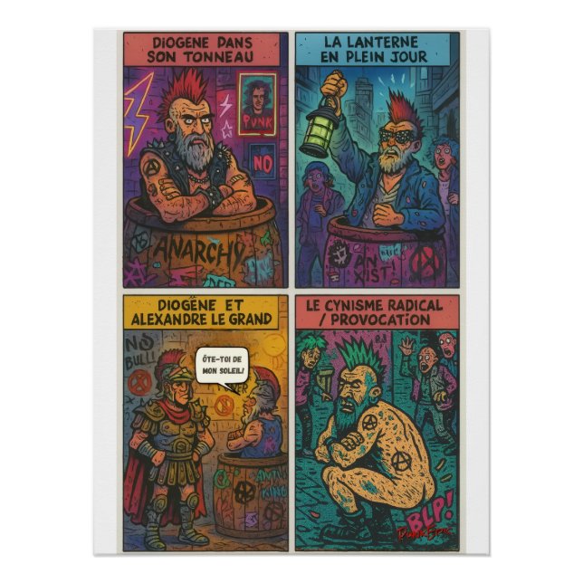 Poster Diogène Punk (Devant)