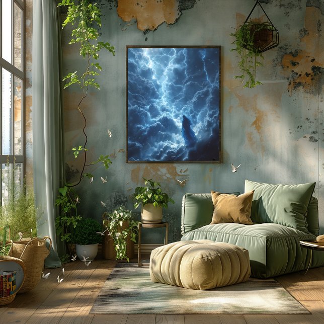 Poster Diosa del Rayo: El Abrazo Místico de la Tormenta (Créateur téléchargé)