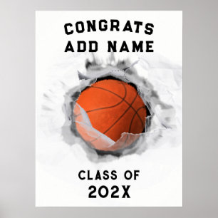 Poster Diplôme de basketball 2023