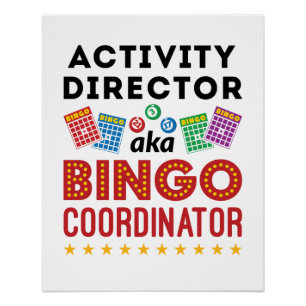 Poster Directeur d'activité aka Coordonnateur de bingo