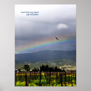 Poster Dirigez avec votre coeur. La vie suivra