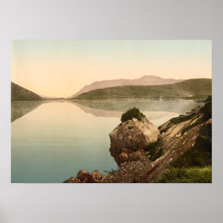 Poster d'Irlande sur la mer vintage