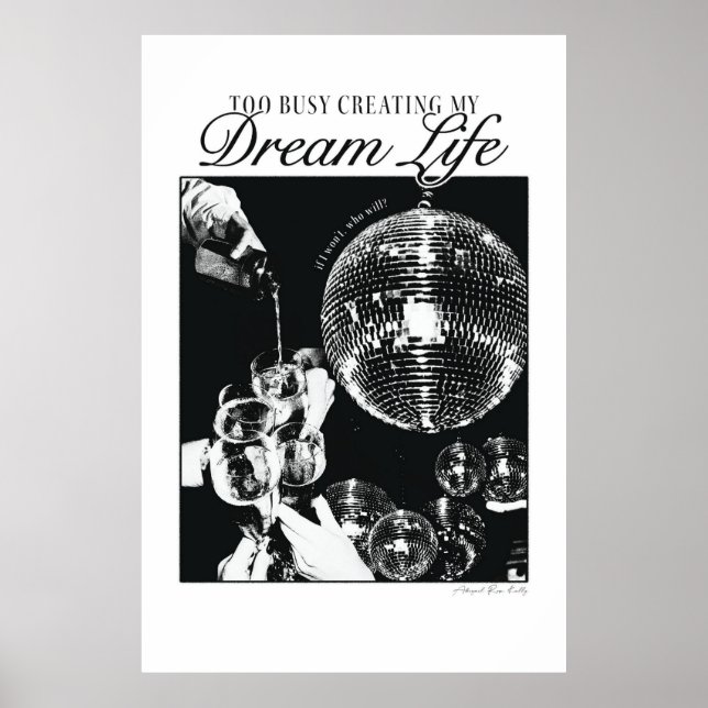 Poster Disco Dream Life (Devant)