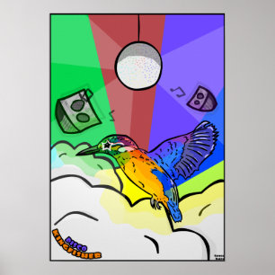Poster Disco Kingfisher