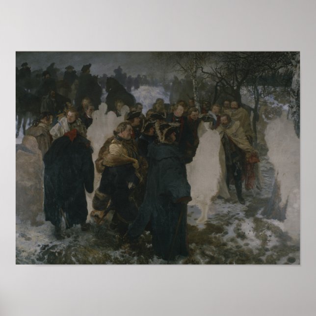 Poster Discours avant la bataille de Leuthen, 1858 (Devant)