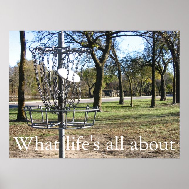 Poster Disk Golf (Devant)