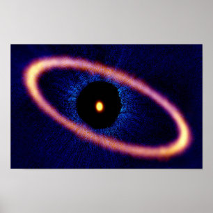 Poster Disque de débris du système stellaire de Fomalhaut