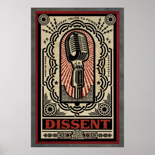 Poster Dissent Print (Devant)