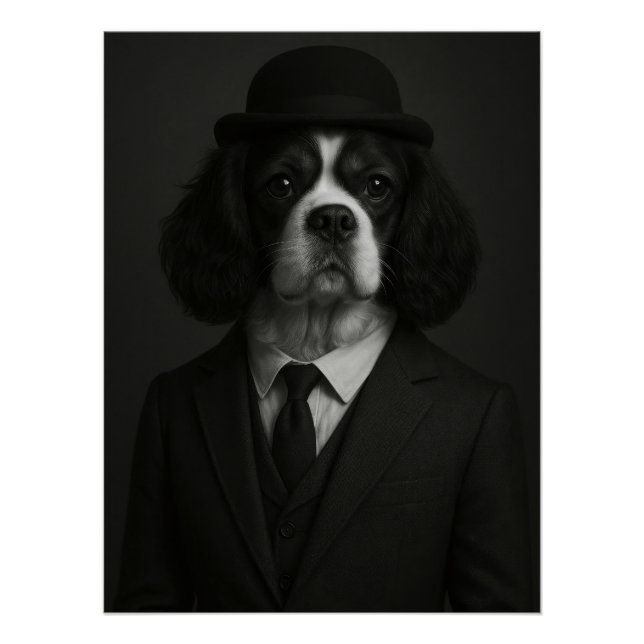 Poster Distinguished Cavalier King Charles Spaniel (Devant)