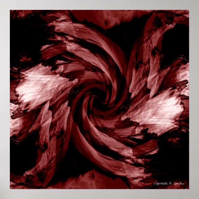 Poster Distorsions nuageuses 3 (Devant)