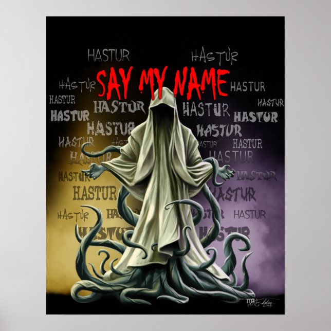 Poster Dites Mon Nom : Hastur Hastur Hastur Hastur (Devant)