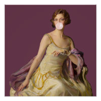 Diva de la gomme à bulles