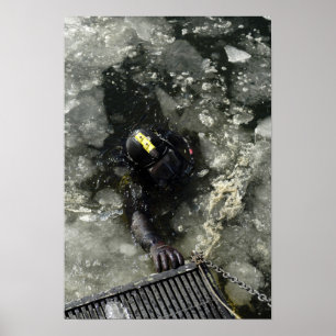 Poster Diver US Navy