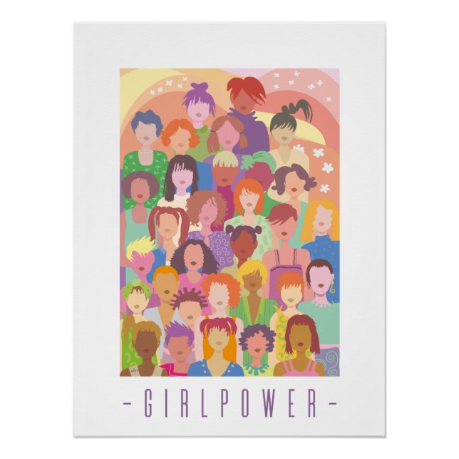 poster diversity "girlpower" (Devant)