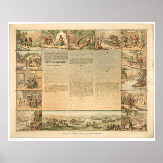 Poster Dix commandements de mineurs (1081A) (Devant)