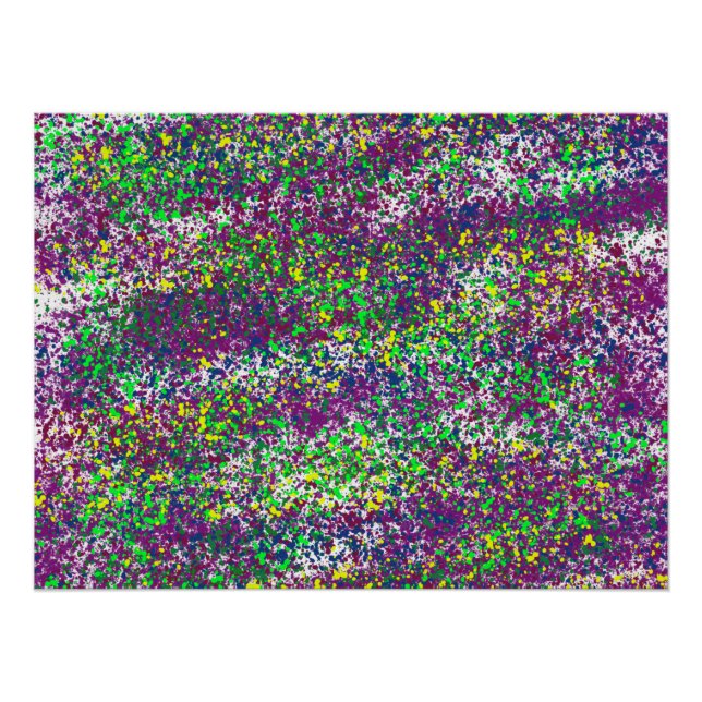 Poster Dizzy Splatter (Devant)