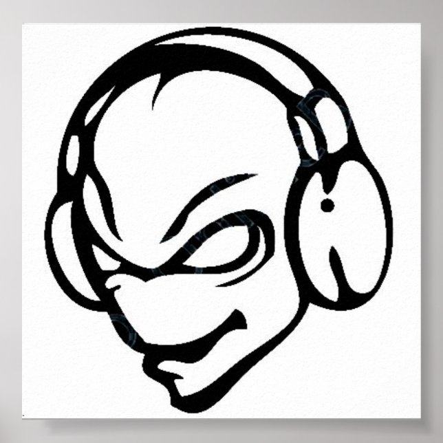 Poster Dj alien (Devant)