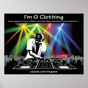 Poster DJ de I'm G Clothing