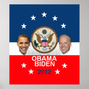 Poster d'Obama 2012 à Biden