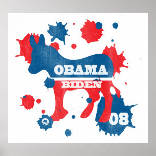 Poster d'Obama Biden Paint