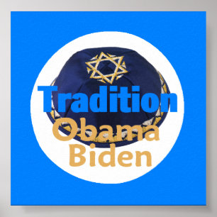Poster d'Obama Biden YARMULKE