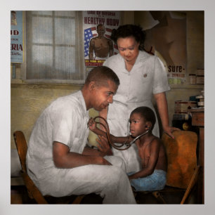 Poster Docteur - pédiatre - du coeur 1942
