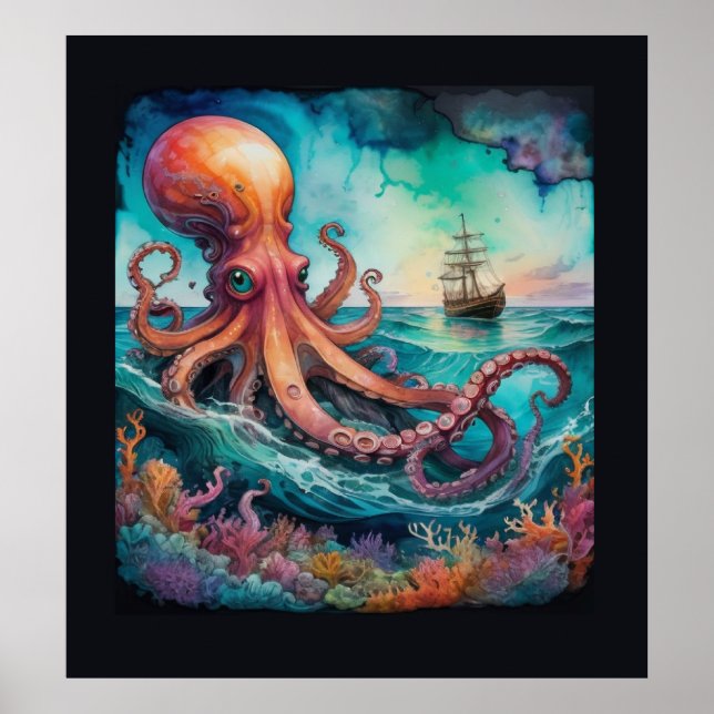 Poster d'Octopus Ship (Devant)