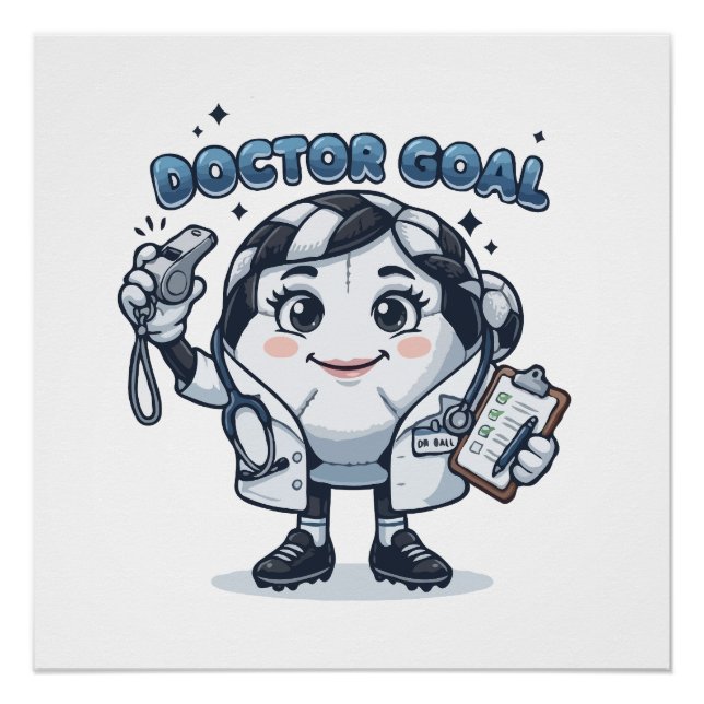 Poster Doctor Goal Soccer  (Devant)