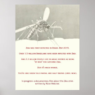 Poster documentaire de Zika par RoseWrites