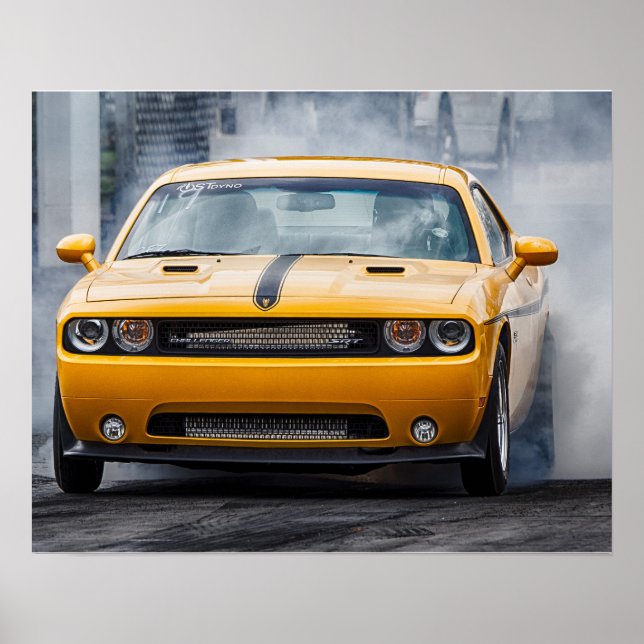 Poster Dodge Challenger SRT (Devant)