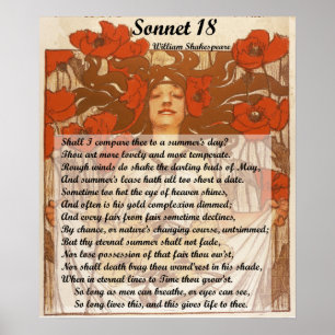 Poster Dois-je te comparer à un Shakespeare d'été