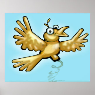 Poster d'oiseaux